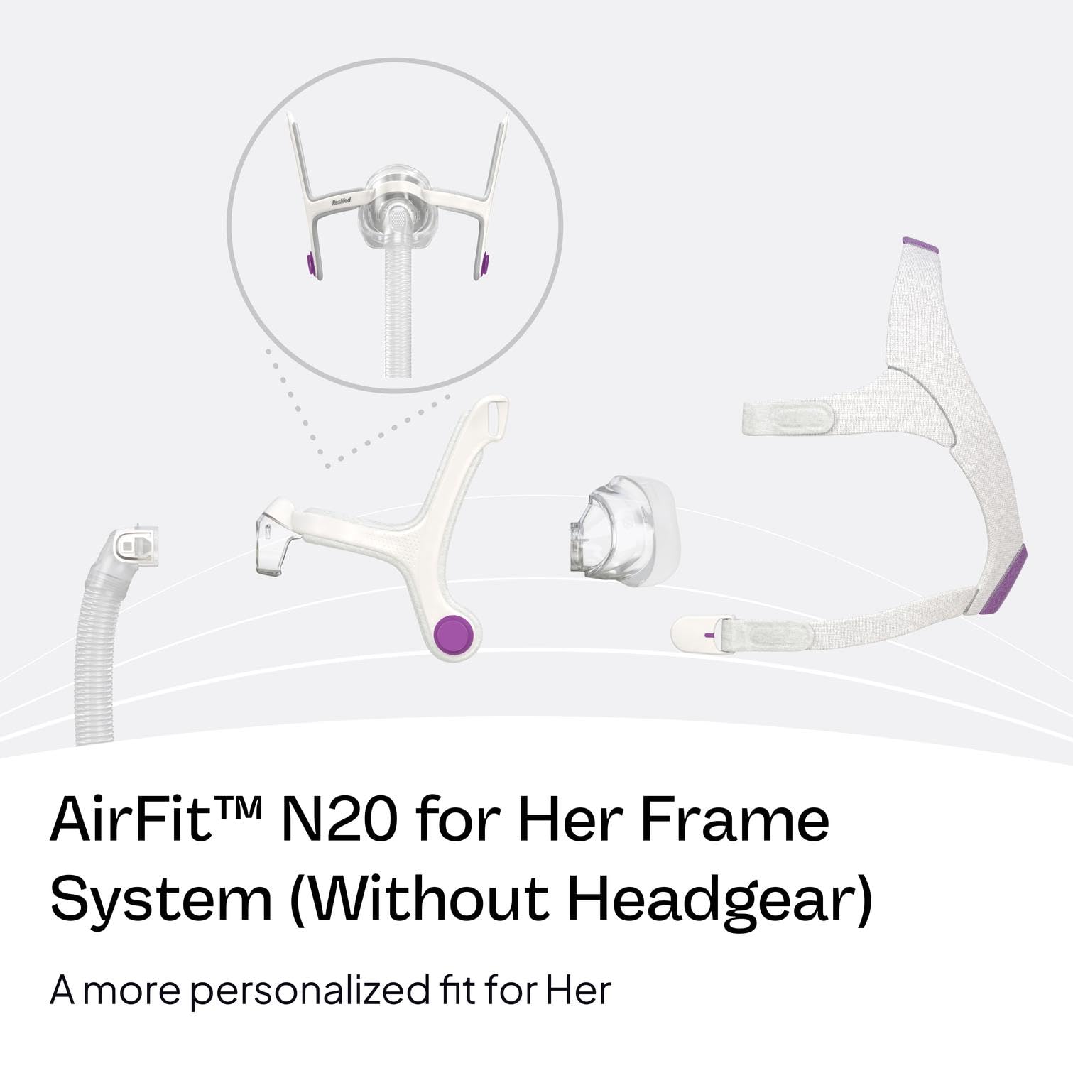 Amazon.com: ResMed AirFit N20 for Her Replacement Frame